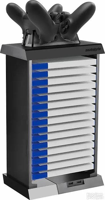 Snakebyte CHARGE: TOWER PRO™ for PS4 - Mini ormarić do 15 diskova na lalafo.rs — 5 Snakebyte CHARGE: TOWER PRO™ for PS4 - Mini ormarić do 15 diskova — 5