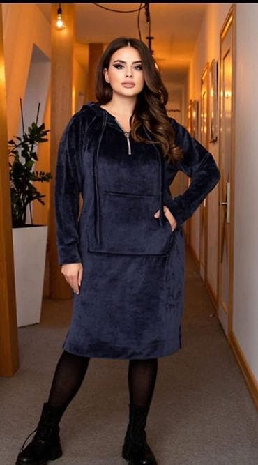 L11. Plišana haljina za punije Mekana, udobna i moderna – savršena za na lalafo.rs — 1 L11. Plišana haljina za punije Mekana, udobna i moderna – savršena za — 1