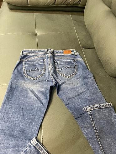 Ženske skinny farmerke, plavi stonewashed teksas sa blagim na lalafo.rs — 3 Ženske skinny farmerke, plavi stonewashed teksas sa blagim — 3