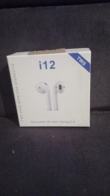 Bluetooth slušalice i12 TWS Bluetooth: v5.0+EDR Podržava: SiRi at lalafo.rs — 10 Bluetooth slušalice i12 TWS Bluetooth: v5.0+EDR Podržava: SiRi — 10