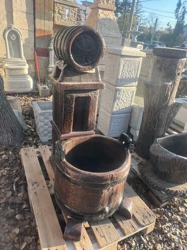 Garden Decor: Ukrasna baštenska fontana/rustični set od veštačkog kamena (betonska at lalafo.rs — 1 Garden Decor: Ukrasna baštenska fontana/rustični set od veštačkog kamena (betonska — 1