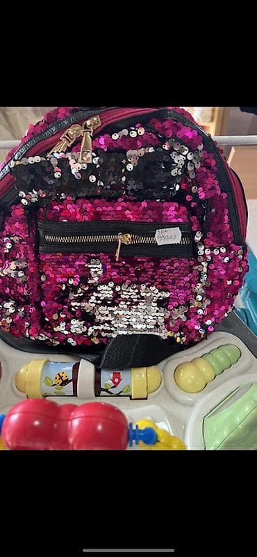 Šljokičasti mini ranac za decu - Dizajn: ceo ranac prekriven sjajnim at lalafo.rs — 3 Šljokičasti mini ranac za decu - Dizajn: ceo ranac prekriven sjajnim — 3