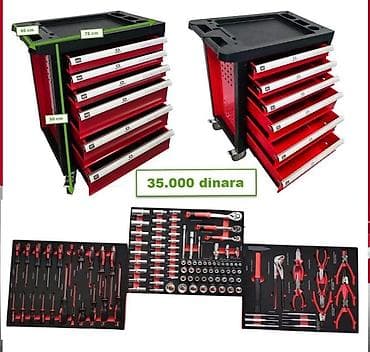 Profesionalna pokretna radionica – kolica sa alatom - Metalna kolica na lalafo.rs — 1 Profesionalna pokretna radionica – kolica sa alatom - Metalna kolica — 1