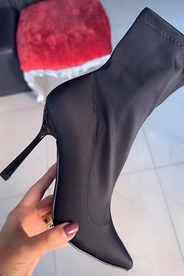 Crne čarapa-čizme na visoku štiklu - Model: sock/čarapa-čizme do na lalafo.rs — 1 Crne čarapa-čizme na visoku štiklu - Model: sock/čarapa-čizme do — 1