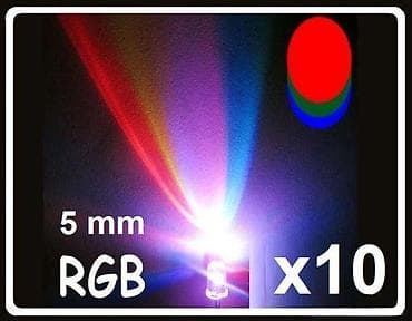 Home & Garden: RGB LED diode 5 mm – paket x10 - Tip: višebojna RGB LED (crvena at lalafo.rs — 2 Home & Garden: RGB LED diode 5 mm – paket x10 - Tip: višebojna RGB LED (crvena — 2