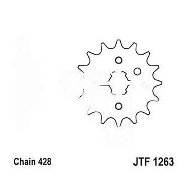 dve suknje po: Prednji lančanik JTF1263-15 za lanac 428 - Tip: prednji zupčanik at lalafo.rs — 2 dve suknje po: Prednji lančanik JTF1263-15 za lanac 428 - Tip: prednji zupčanik — 2