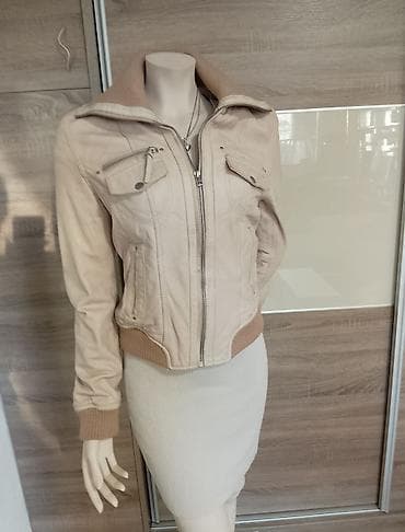 Stradivarius jakna od debele prirodne kože M Širina u ramenima 40cm od na lalafo.rs — 1 Stradivarius jakna od debele prirodne kože M Širina u ramenima 40cm od — 1