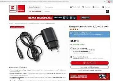 cepaci za drva: Punjač za Braun brijače – Series 5, 7, 9 (IPX4) - Originalni Braun na lalafo.rs — 6 cepaci za drva: Punjač za Braun brijače – Series 5, 7, 9 (IPX4) - Originalni Braun — 6