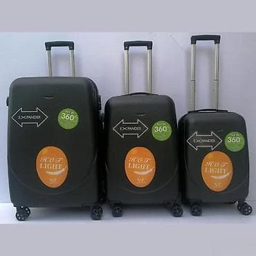 Travel suitcases and bags: Set kofera za putovanje – 3 komada - Tvrdi koferi sa laganom at lalafo.rs — 7 Travel suitcases and bags: Set kofera za putovanje – 3 komada - Tvrdi koferi sa laganom — 7