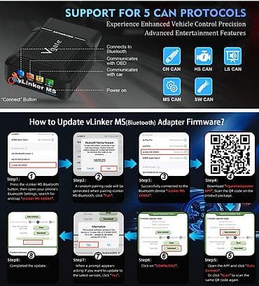 Transport: NOVO - vLinker MS Advanced 12V/24V OBD2 za IOS MFI Android Novo- at lalafo.rs — 4 Transport: NOVO - vLinker MS Advanced 12V/24V OBD2 za IOS MFI Android Novo- — 4