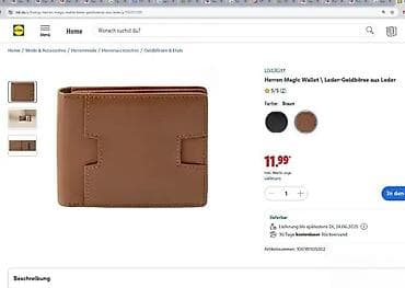 cista koza broj: Muški kožni novčanik „Magic Wallet” – braon - Materijal: prava koža at lalafo.rs — 2 cista koza broj: Muški kožni novčanik „Magic Wallet” – braon - Materijal: prava koža — 2