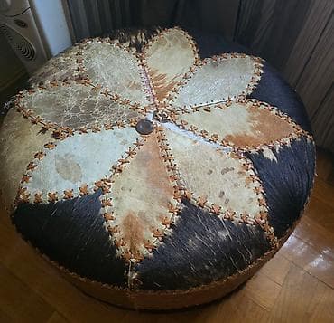 Tabure od pravog krzna, prirodna koza i krzno na lalafo.rs — 2 Tabure od pravog krzna, prirodna koza i krzno — 2