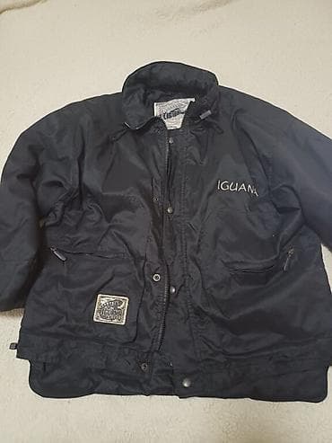 IGUANA zimska jakna – crna - Model: IGUANA, sa velikim vezom/printom na lalafo.rs — 2 IGUANA zimska jakna – crna - Model: IGUANA, sa velikim vezom/printom — 2