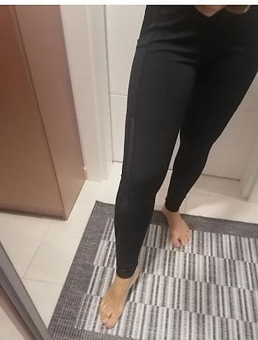 Helanke za trening – model “Stripe” - Boja: crna - Kroj: duge helanke na lalafo.rs — 3 Helanke za trening – model “Stripe” - Boja: crna - Kroj: duge helanke — 3
