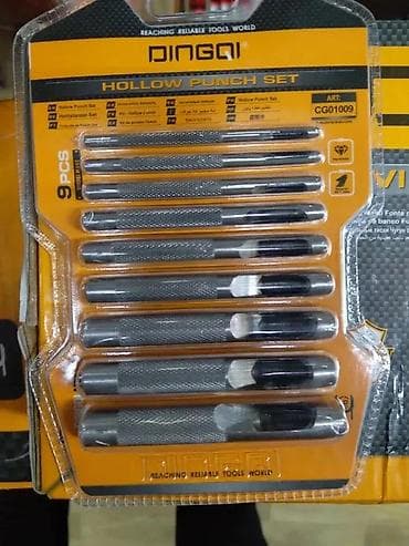 Pneumatski alati i kompresori: DINGQI Hollow Punch Set – set šupljih udarnih bušilica (ART: CG01009) na lalafo.rs — 1 Pneumatski alati i kompresori: DINGQI Hollow Punch Set – set šupljih udarnih bušilica (ART: CG01009) — 1