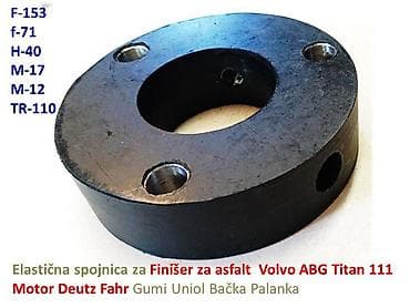 Transport: Elastična spojnica za finišer asfalta – Volvo ABG Titan 111, motor at lalafo.rs — 3 Transport: Elastična spojnica za finišer asfalta – Volvo ABG Titan 111, motor — 3