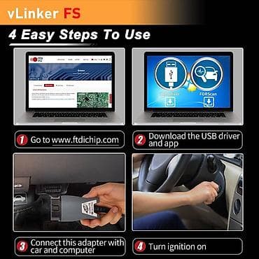 Transport: Vgate vLinker FS USB OBD2 za Ford Mazda MS CAN HS CAN Auto at lalafo.rs — 5 Transport: Vgate vLinker FS USB OBD2 za Ford Mazda MS CAN HS CAN Auto — 5