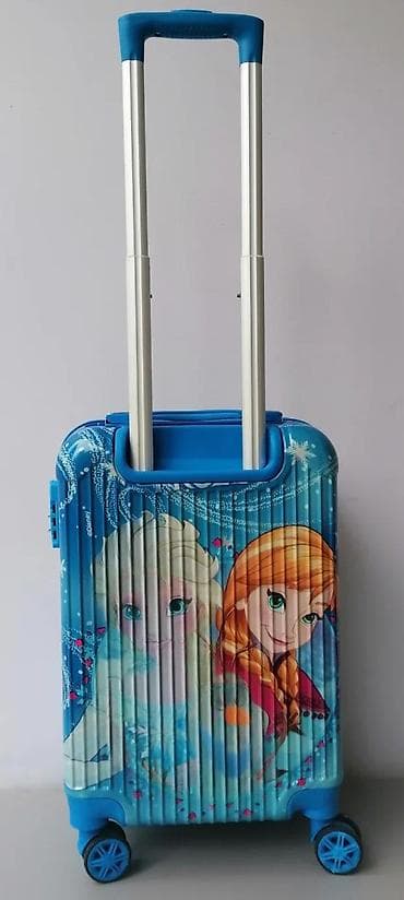 Backpacks, bags and suitcases: Disney Frozen dečji kofer na točkiće - Tvrdi kofer sa sjajnom plavom at lalafo.rs — 3 Backpacks, bags and suitcases: Disney Frozen dečji kofer na točkiće - Tvrdi kofer sa sjajnom plavom — 3