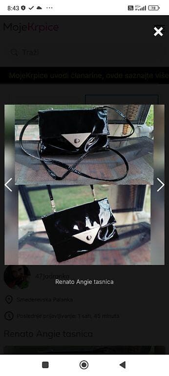 Rasprodaja!!Renato Angi tasnica. na preklop,unutra ima ogledalce sa at lalafo.rs — 1 Rasprodaja!!Renato Angi tasnica. na preklop,unutra ima ogledalce sa — 1