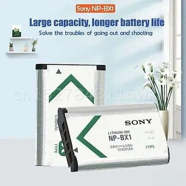 Sony Baterija NPBX1 Punjava 🔋📸 Model: NP-BK1 Brend: SONY Kapacitet at lalafo.rs — 3 Sony Baterija NPBX1 Punjava 🔋📸 Model: NP-BK1 Brend: SONY Kapacitet — 3