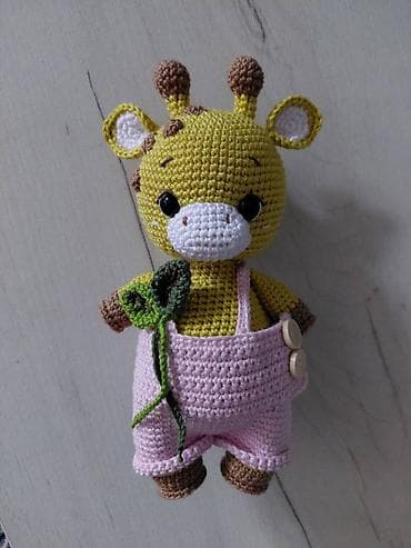 Heklana amigurumi žirafa – ručni rad - Materijal: pamučni konac at lalafo.rs — 7 Heklana amigurumi žirafa – ručni rad - Materijal: pamučni konac — 7