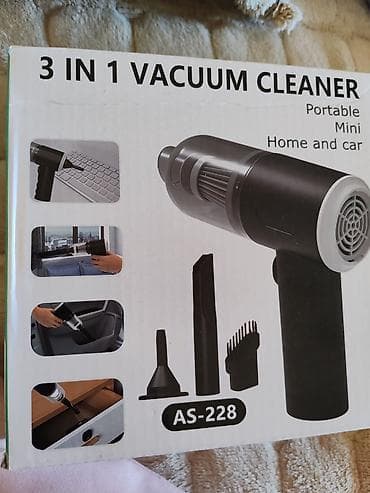 Vacuum & Steam Cleaners: 3 u 1 prenosivi mini usisivač AS-228 – za dom i auto - Kompaktan at lalafo.rs — 3 Vacuum & Steam Cleaners: 3 u 1 prenosivi mini usisivač AS-228 – za dom i auto - Kompaktan — 3