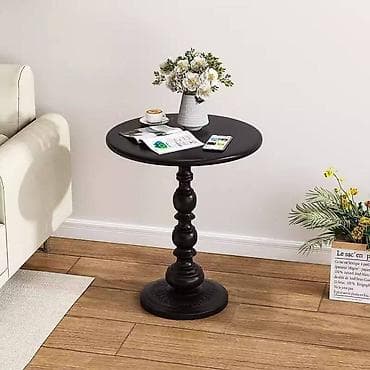 Stilski klub stolovi: Elegantni okrugli pomoćni sto - Dizajn: klasična okrugla ploča sa na lalafo.rs — 4 Stilski klub stolovi: Elegantni okrugli pomoćni sto - Dizajn: klasična okrugla ploča sa — 4