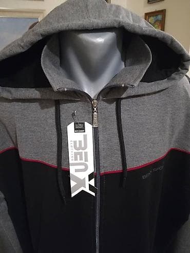 Novi muski duks sa kragnom i kapuljacom u velikom broju Benx 5XL na lalafo.rs — 2 Novi muski duks sa kragnom i kapuljacom u velikom broju Benx 5XL — 2