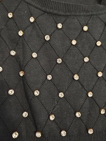 Crna pletena haljina sa dugim rukavima – Jean Louis Francoise (oznaka na lalafo.rs — 2 Crna pletena haljina sa dugim rukavima – Jean Louis Francoise (oznaka — 2