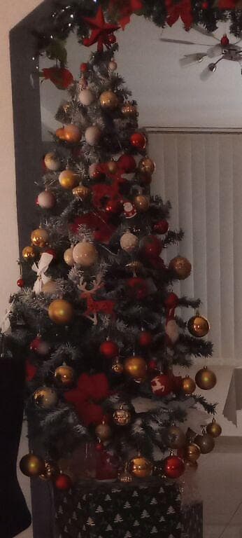 Novogodišnja jelka sa dekoracijom i rasvetom - Visina: približno na lalafo.rs — 2 Novogodišnja jelka sa dekoracijom i rasvetom - Visina: približno — 2