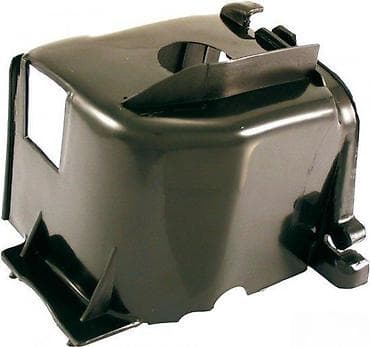 Crni plastični poklopac, dizajniran sa specifičnim otvorima i at lalafo.rs Crni plastični poklopac, dizajniran sa specifičnim otvorima i