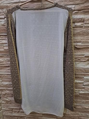 Džemper sa šljokicama – pleteni, dugačak kroj - Boja: topla na lalafo.rs — 6 Džemper sa šljokicama – pleteni, dugačak kroj - Boja: topla — 6