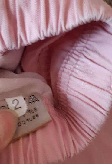 Dečije pantalone – roze, veličina 92 (za oko 2 godine) - Materijal na lalafo.rs — 3 Dečije pantalone – roze, veličina 92 (za oko 2 godine) - Materijal — 3