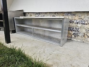 Zidni kuhinjski ormarić od nerđajućeg čelika (inox), dvopoložni. - na lalafo.rs Zidni kuhinjski ormarić od nerđajućeg čelika (inox), dvopoložni. -