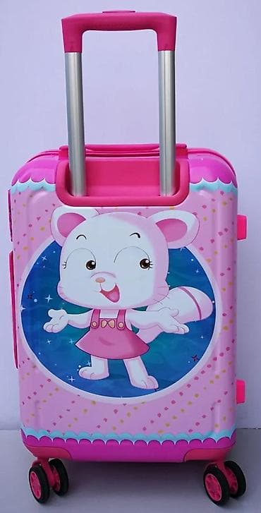 Kids' costumes: Dečji kofer na točkiće – roze, sa crtanim likom - Dimenzije: kabinski at lalafo.rs — 6 Kids' costumes: Dečji kofer na točkiće – roze, sa crtanim likom - Dimenzije: kabinski — 6