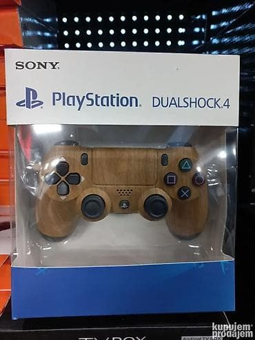 Bežični džojstik za PS4 - dezen imitacija drveta Bežični džojstik za na lalafo.rs — 1 Bežični džojstik za PS4 - dezen imitacija drveta Bežični džojstik za — 1