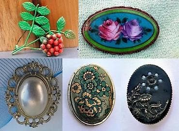 5 prelepih Vtg broševa, ruski, emajliran, sa sefefnim ukras. Cena za at lalafo.rs — 2 5 prelepih Vtg broševa, ruski, emajliran, sa sefefnim ukras. Cena za — 2