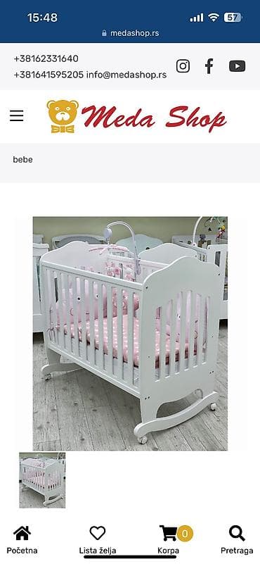 Prodajem krevetac, malo koriscen kao nov. Kupljenu Meda shop, nov na lalafo.rs — 2 Prodajem krevetac, malo koriscen kao nov. Kupljenu Meda shop, nov — 2