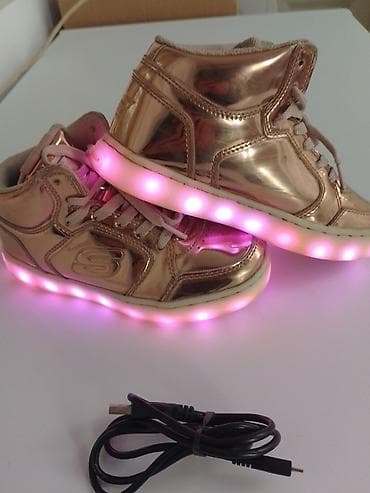 Svetleće patike – visoki model, metalik zlatno/rose-gold završna na lalafo.rs — 3 Svetleće patike – visoki model, metalik zlatno/rose-gold završna — 3