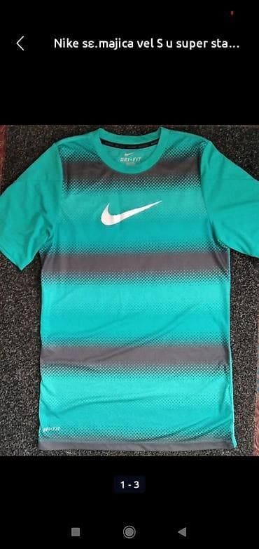 Men's T-shirt Nike, bоја - Tirkizna na lalafo.rs — 1 Men's T-shirt Nike, bоја - Tirkizna — 1