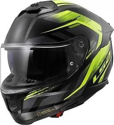 LS2 integralna moto kaciga – crna sa fluorescentno žutim grafikama - at lalafo.rs LS2 integralna moto kaciga – crna sa fluorescentno žutim grafikama -