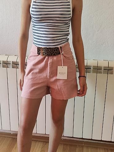 Ženske letnje šorts pantalone M.B.21 Collection - Kroj: visok struk na lalafo.rs Ženske letnje šorts pantalone M.B.21 Collection - Kroj: visok struk