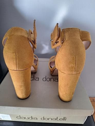 Women's Footwear: Sandale oker zute NOVE velur koza, Claudia Donateli sa stabilnom at lalafo.rs — 3 Women's Footwear: Sandale oker zute NOVE velur koza, Claudia Donateli sa stabilnom — 3