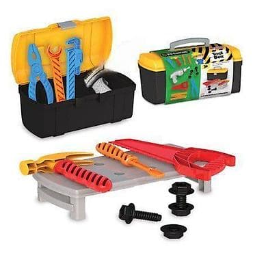 Dečije radionice i alati: Dečiji set alata u koferu - Plastična kutija za alat sa ručkom i na lalafo.rs — 1 Dečije radionice i alati: Dečiji set alata u koferu - Plastična kutija za alat sa ručkom i — 1