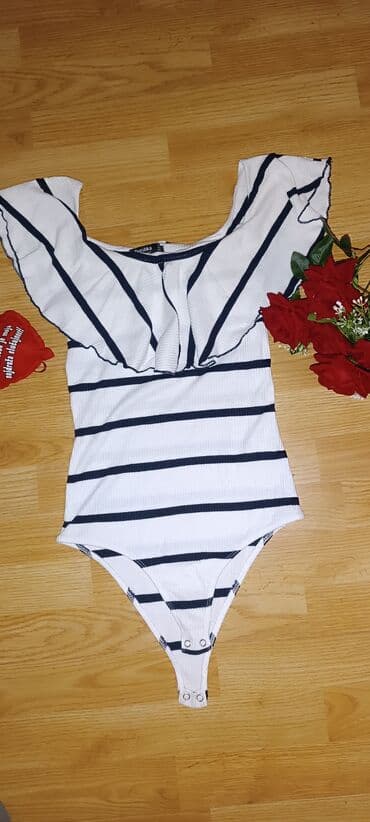 Bershka, M, Pamuk, bоја - Bela na lalafo.rs Bershka, M, Pamuk, bоја - Bela