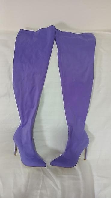 High boots, 39, color - Purple at lalafo.rs — 1 High boots, 39, color - Purple — 1