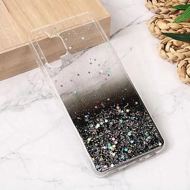 Silikonska Glitter maska za Samsung A325F Galaxy A32 4G (EU) u crnoj at lalafo.rs — 1 Silikonska Glitter maska za Samsung A325F Galaxy A32 4G (EU) u crnoj — 1