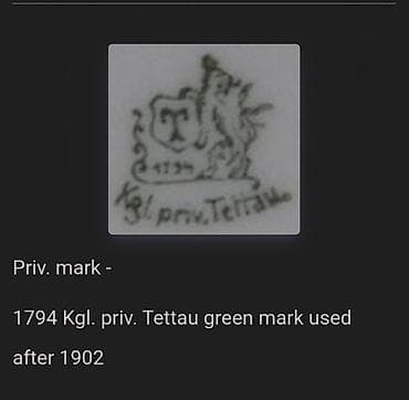 Antiques: Tanjiri 1902g +,Kgl.Priv.Tettau.Nemacka. Nemacki deseetni tanjiri at lalafo.rs — 4 Antiques: Tanjiri 1902g +,Kgl.Priv.Tettau.Nemacka. Nemacki deseetni tanjiri — 4