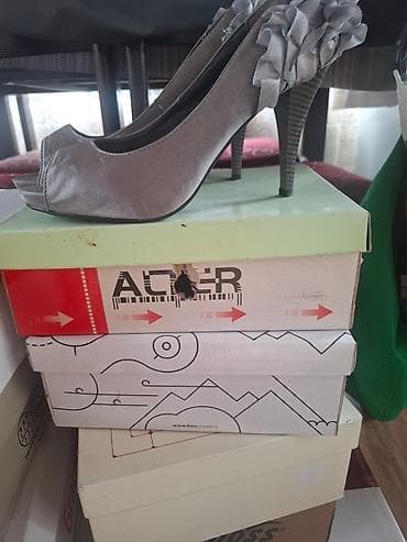 Ženske cipele na visoku petu u elegantnoj sivoj boji, idealne za at lalafo.rs — 3 Ženske cipele na visoku petu u elegantnoj sivoj boji, idealne za — 3