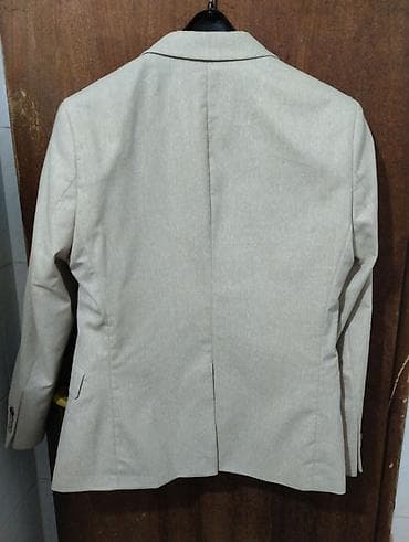 Elegantni muški prsluk – bež/šampanj ton+ Sako - Klasičan kroj bez na lalafo.rs — 4 Elegantni muški prsluk – bež/šampanj ton+ Sako - Klasičan kroj bez — 4